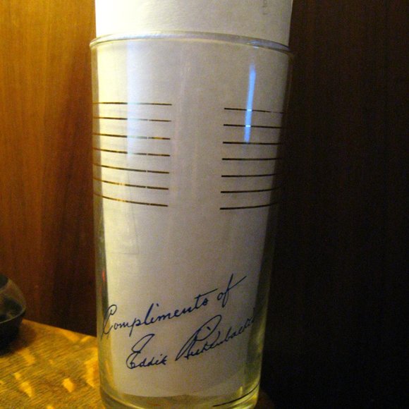 ✈️ Eastern Air Lines Vintage 1950's DC 8-B Cocktail Glass - Picture 4 of 10